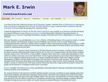 Tablet Screenshot of markirwin.net